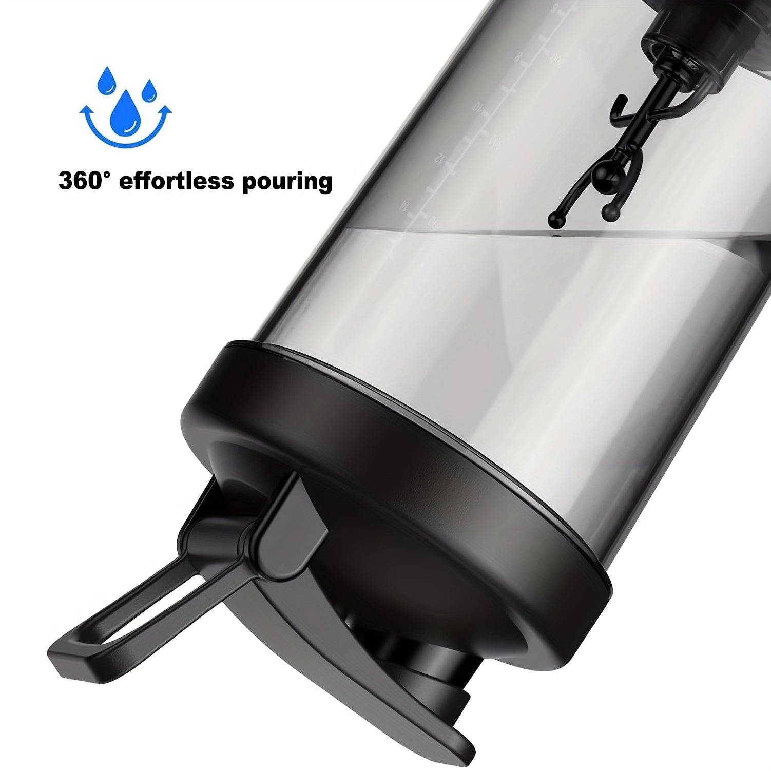 Electric Protein Shaker Bottle – USB-C Rechargeable 24oz Self-Stirring Gym Cup for Shakes, Smoothies & On-the-Go Workouts