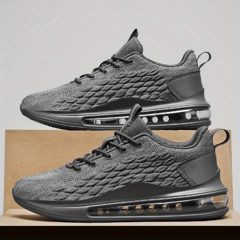 Men's Non-Slip Running Sneakers – Cushioned, Breathable Lace-Up Shoes for Gym, Office & Everyday Comfort