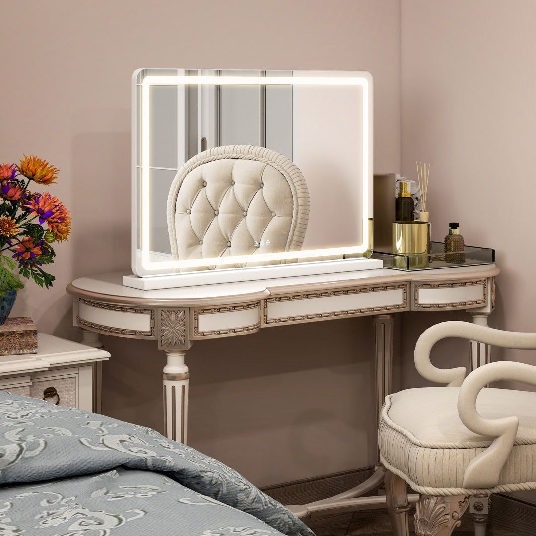 LED Vanity Mirror with Dimmable Lights for Makeup