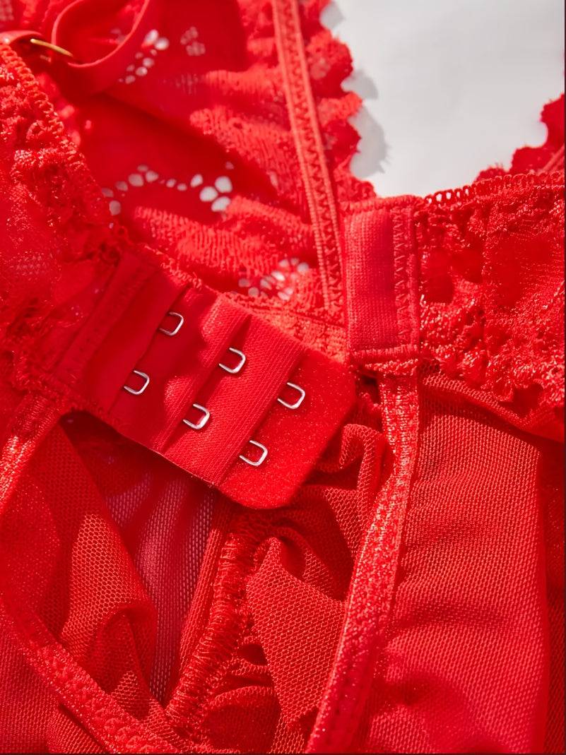 Women’s Sultry Nightdress – Deep V Neckline, Backless Design with Thin Straps, Elegant & Alluring Lingerie for Confident Nights