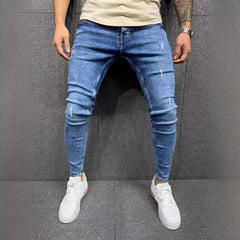 Men's Ripped Fashion Personalized Stretch Jeans - PMMNAPOLES