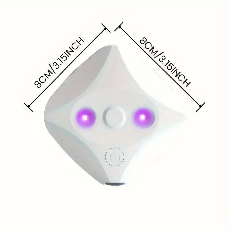 Automatic UVC Toilet Cleaner and Purifier, Portable Bathroom Sanitizer with Smart Start/Stop Detection, Adhesive Installation, Durable PC Construction