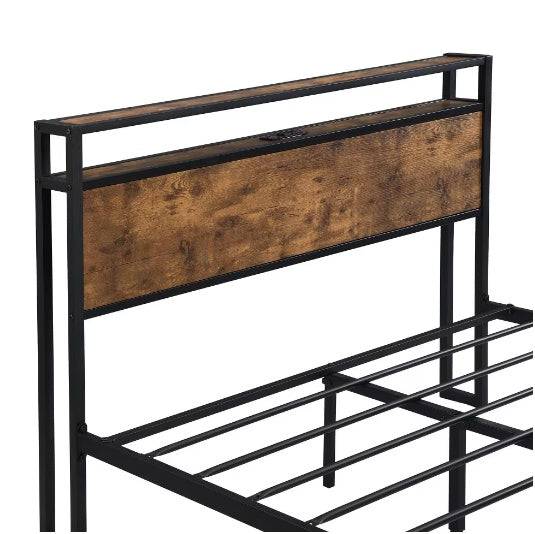 King Size Metal Bed Frame With USB Port