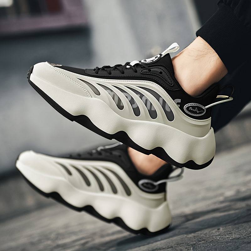Men’s Trendy Dad Sneakers with Breathable Design & Cushioned Sole, Versatile Sports & Casual Shoes for Running and Everyday Wear