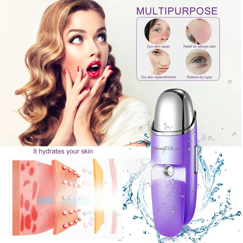 Nano Face Steamer with USB Rechargeable Facial Mist