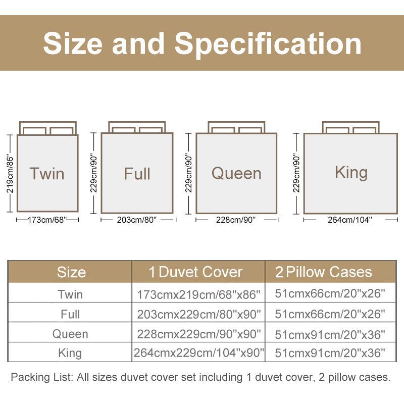 Spring Floral Bedding Set Duvet Cover 3 Piece With Shams