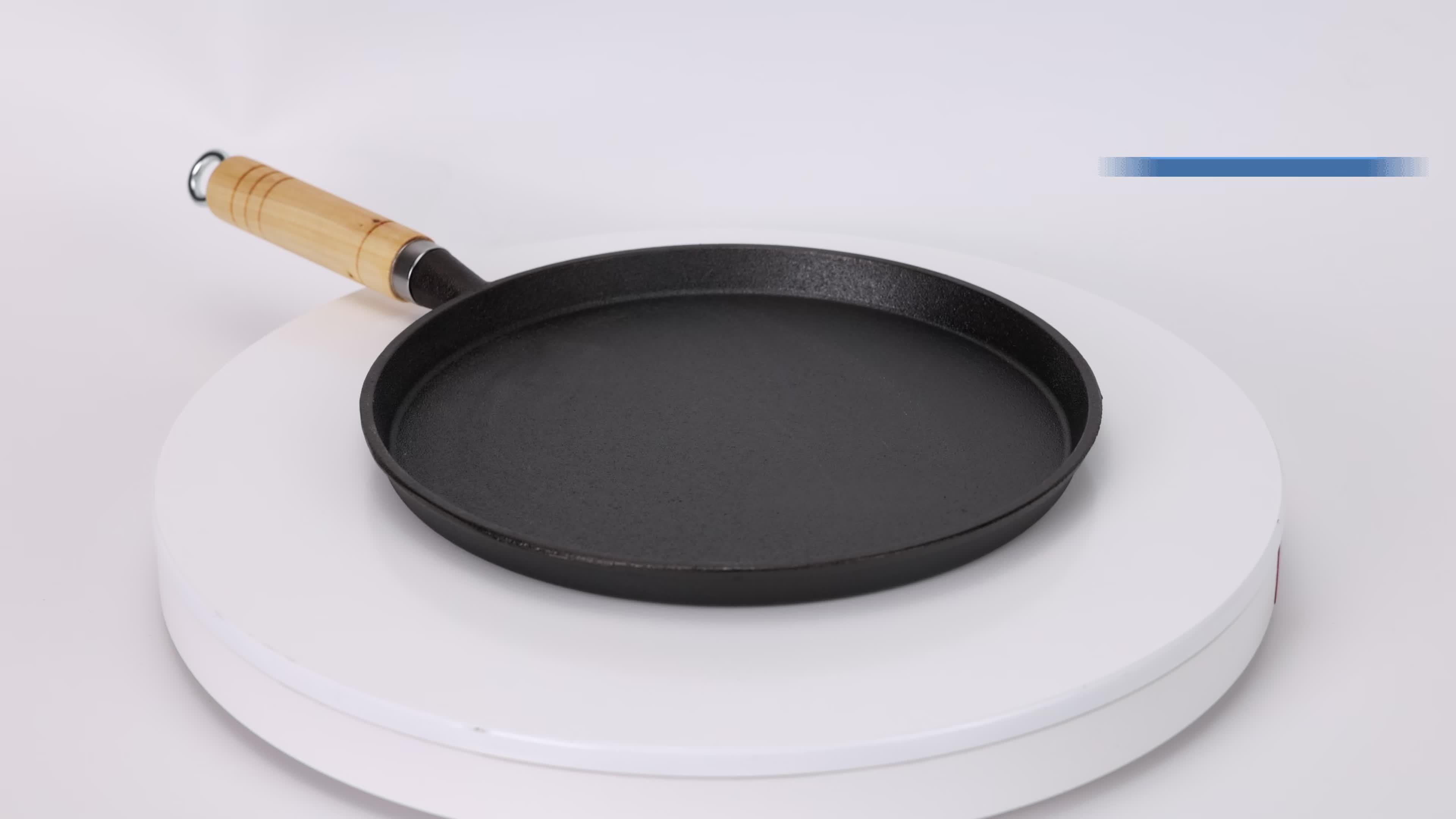 Heavy-Duty Cast Iron Skillet with Nonstick Surface 7.87" or 11" Pan for Even Heat Cooking Compatible with Induction, Gas, Oven & Outdoor BBQ