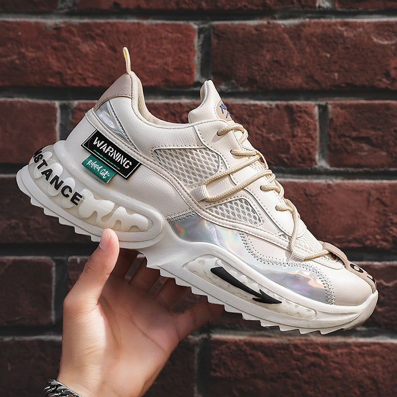 Men’s Trendy Sneakers Soft Fabric Upper Non-Slip Wear-Resistant Sole Casual Sports Shoes Comfortable Fit