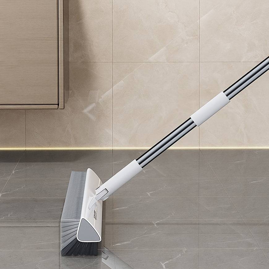 Double-Sided Grout Scrub Brush with V-Shape Bristles, Heavy-Duty Cleaning Tool for Tile Floors, Baseboards, Walls, Corners and Decks