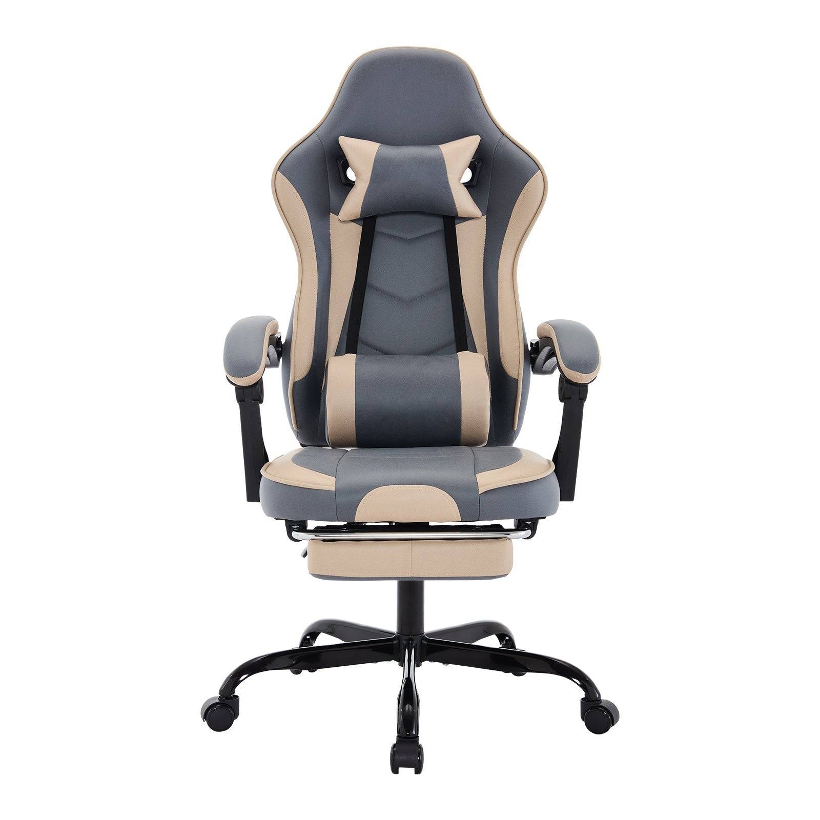 Gaming Chair Ergonomic Reclining Massage Design