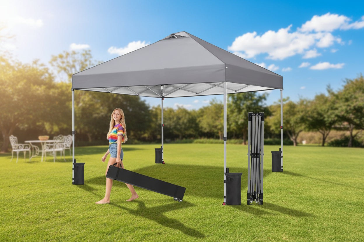 10x10 Portable Canopy Tent with One Click Setup
