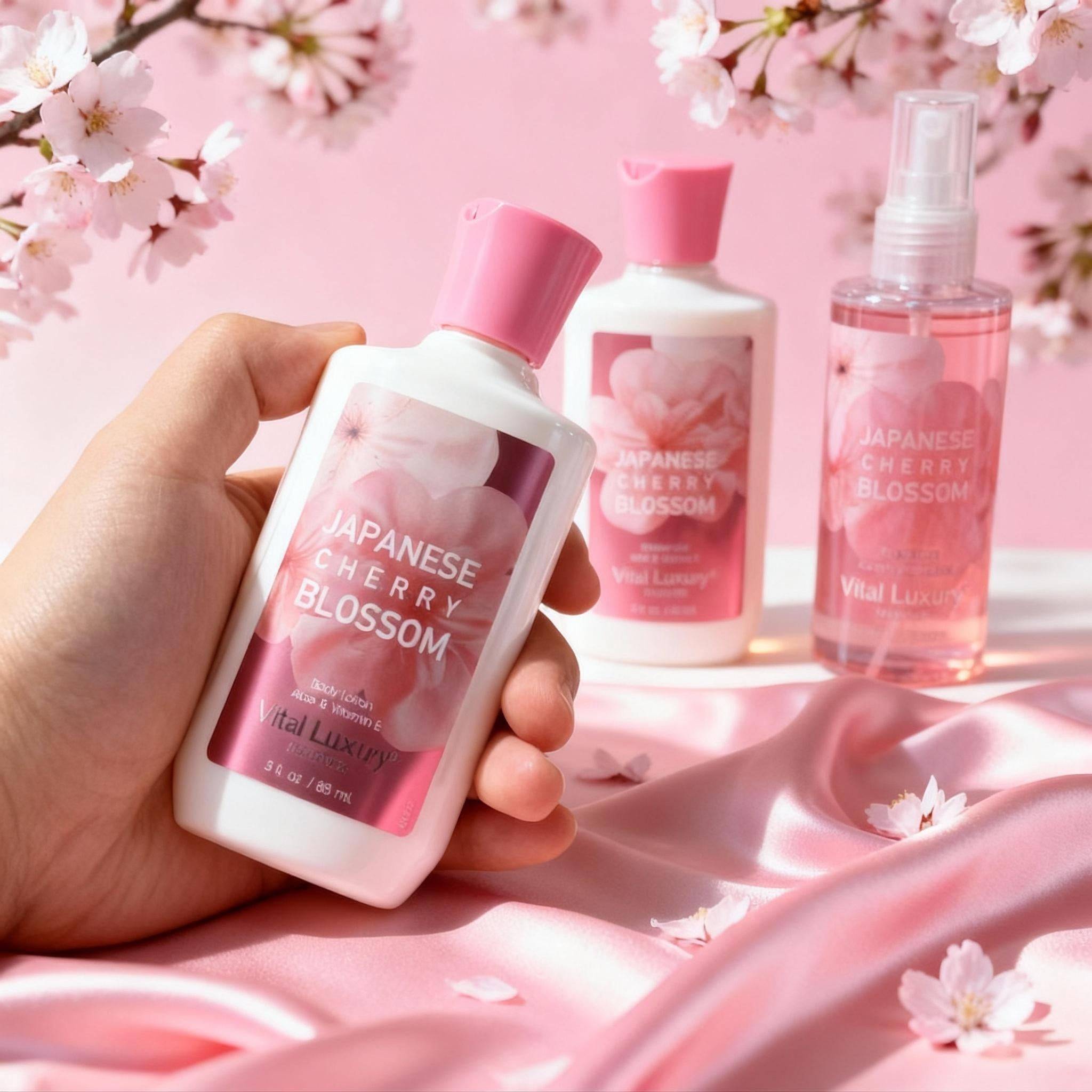 Japanese Cherry Blossom Skincare Gift Set