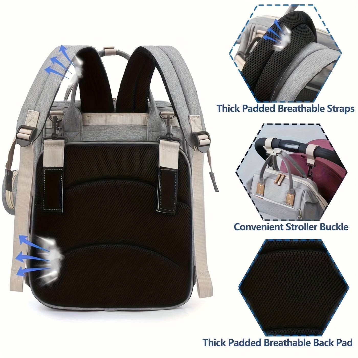 Large-Capacity Laptop Backpack – Travel & Storage Bag for Men and Women, Multi-Purpose Business, School, Camping & Outdoor Use