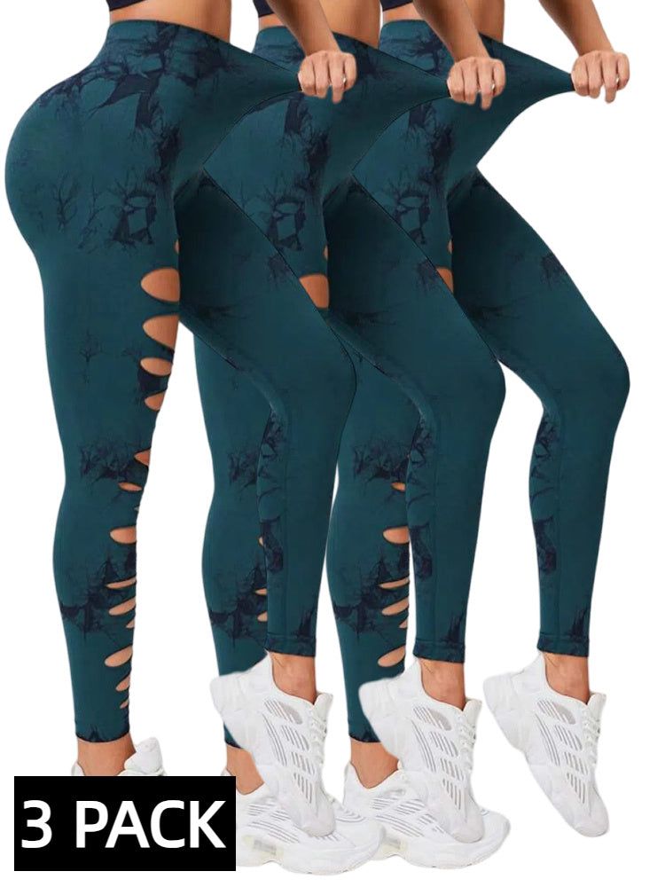Leggings Seamless High Waist Butt Lift 3 Pack Set