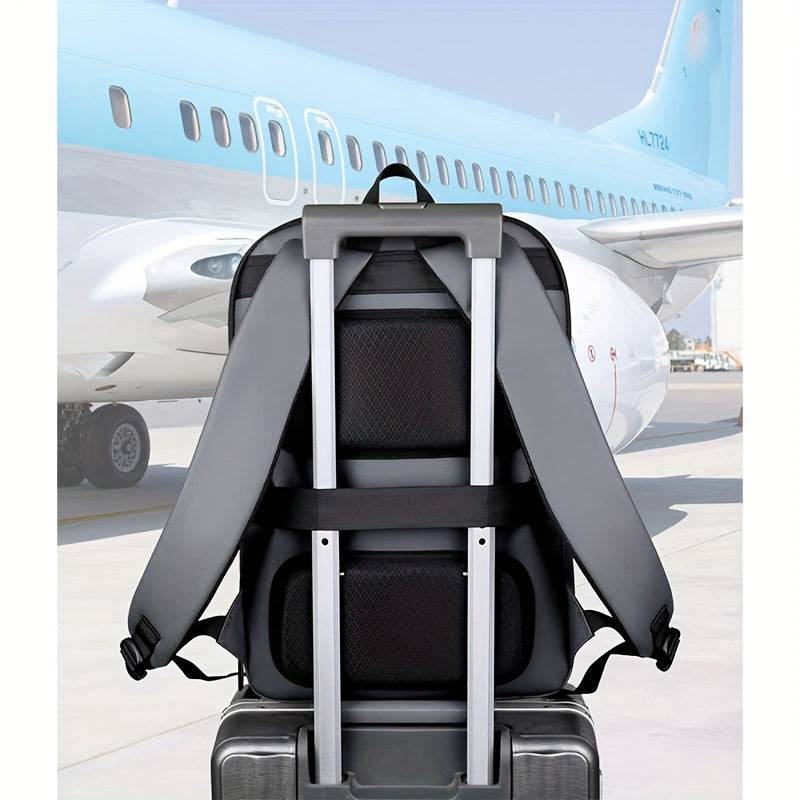Lightweight Laptop Backpack 15.6" Padded Compartment Durable Nylon, Multiple Pockets, Ergonomic Straps for Work, Travel & College