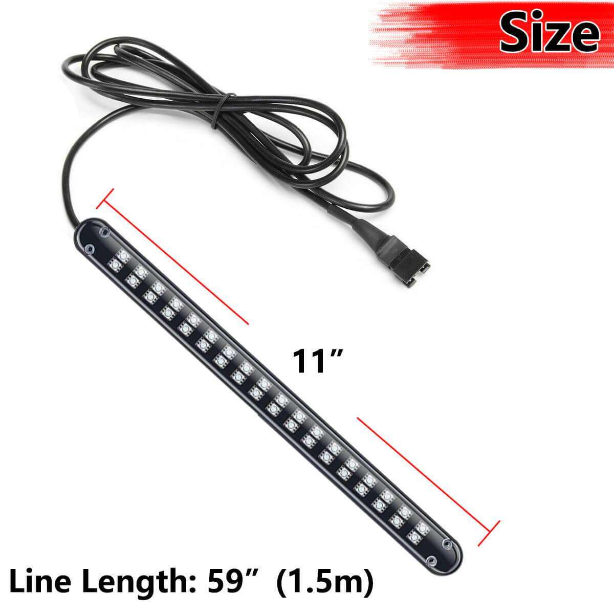 RGB Car Underglow Neon Strip Lights Kit With Music Mode