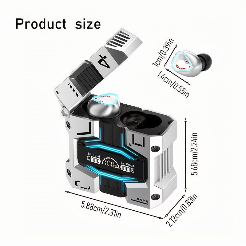 Sci Fi Wireless Earbuds With ENC And 120H Battery