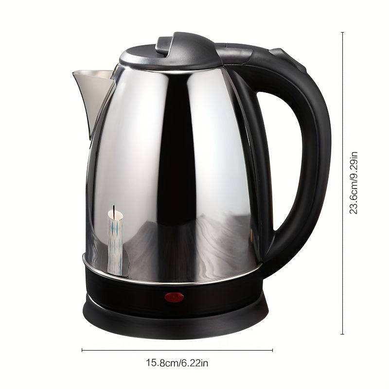 Premium 304 Stainless Steel Electric Kettle – 110V Fast Boil with Auto Shut-Off, Food-Grade, US Plug, Ideal for Home, Coffee & Dorm Use