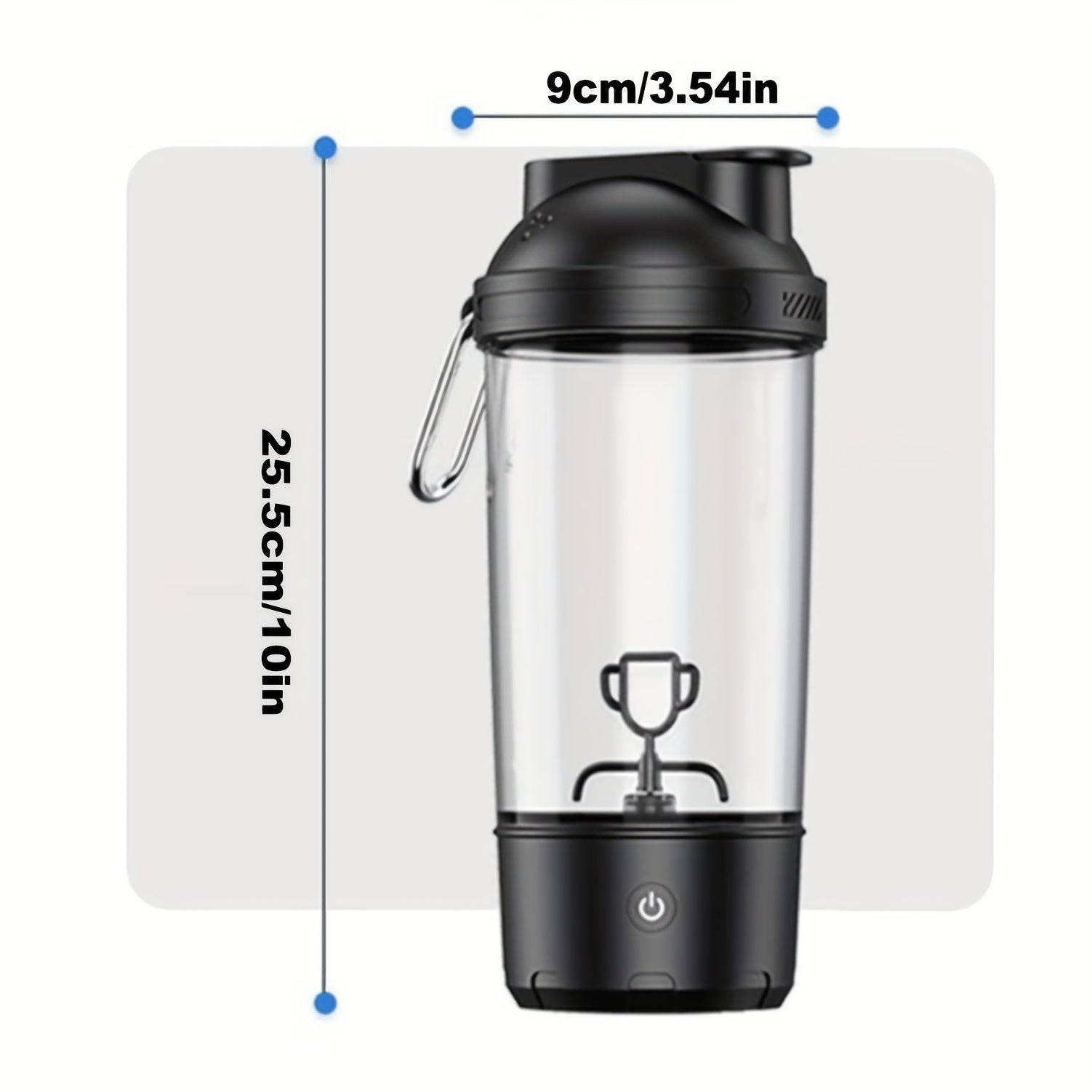 Electric Protein Shaker Bottle – USB-C Rechargeable 24oz Self-Stirring Gym Cup for Shakes, Smoothies & On-the-Go Workouts