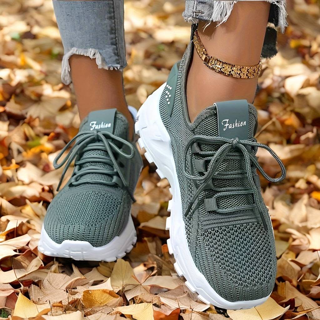 Women’s Slip-On Casual Sports Shoes Breathable, Non-Slip, Cushioned Design for Running, Travel & Daily Wear