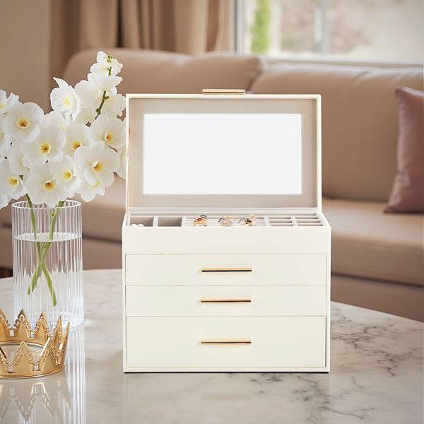 Jewelry Box with Clear Top and Velvet Lining