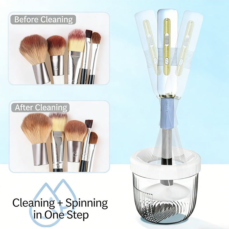 Electric Makeup Brush Cleaner Quick Wash and Dry