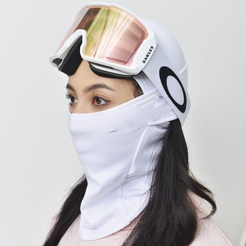 Velvet Ski Head Cover Windproof Protective Mask Polyester Spandex Blend for Men and Women Outdoor Sports