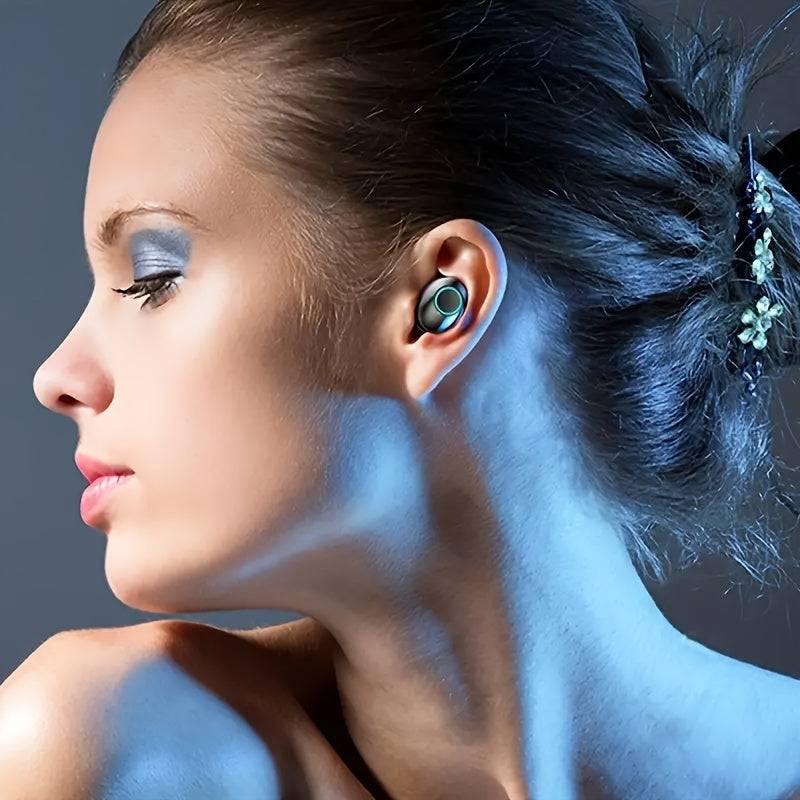 TWS Wireless Earbuds with LED Display – Hi-Fi Sound, Long Battery Life, USB-C, Built-in Mic & Power Bank, In-Ear Headphones for Gaming & Music