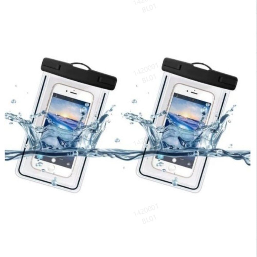 Waterproof Phone Pouch 2 Pack with IPX8 Touchscreen Bag