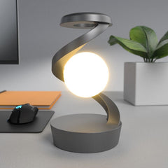 Rotating Moon Desk Lamp With Phone Wireless Charging Sensor Control Table - PMMNAPOLES