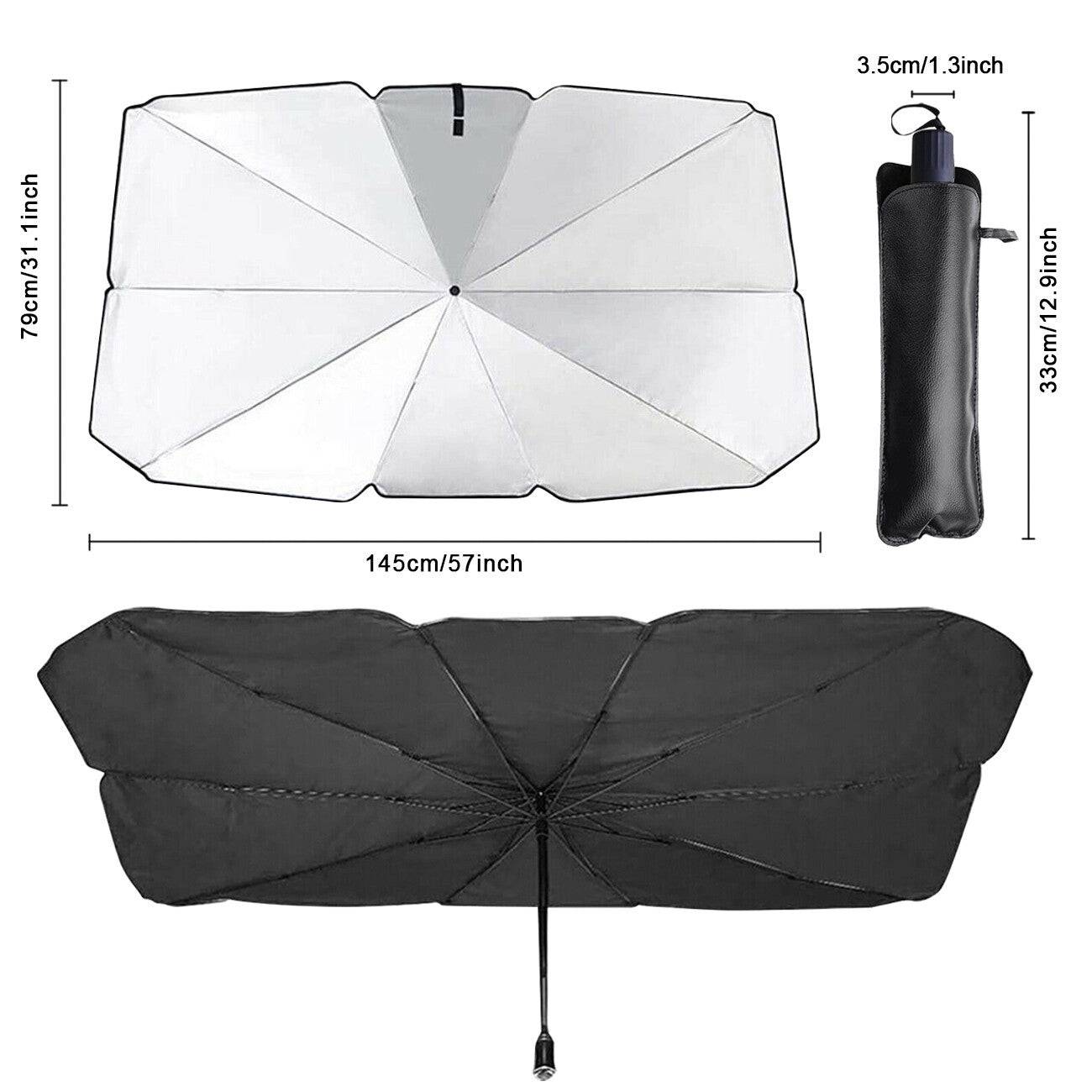 Car Umbrella Sunshade Foldable Windshield UV Protection