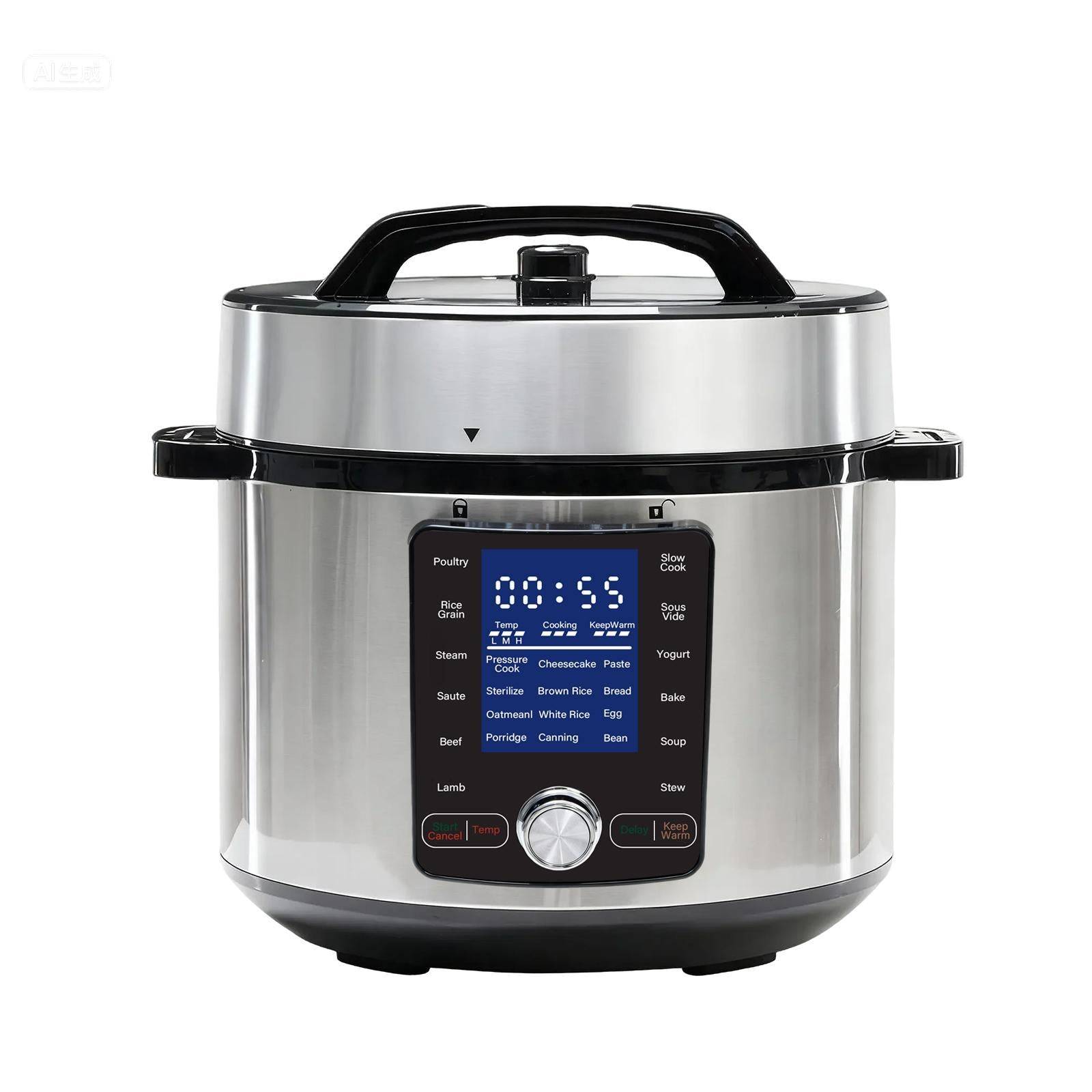 Electric Pressure Cooker Stainless Steel Multi Function