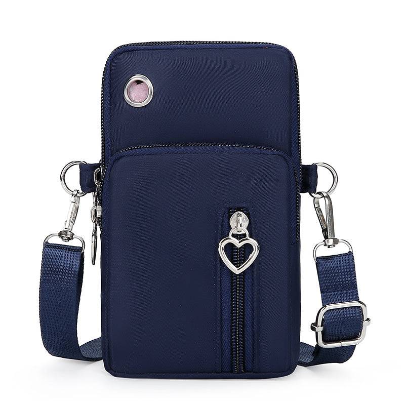 Canvas Phone Bag Crossbody Mobile Pouch