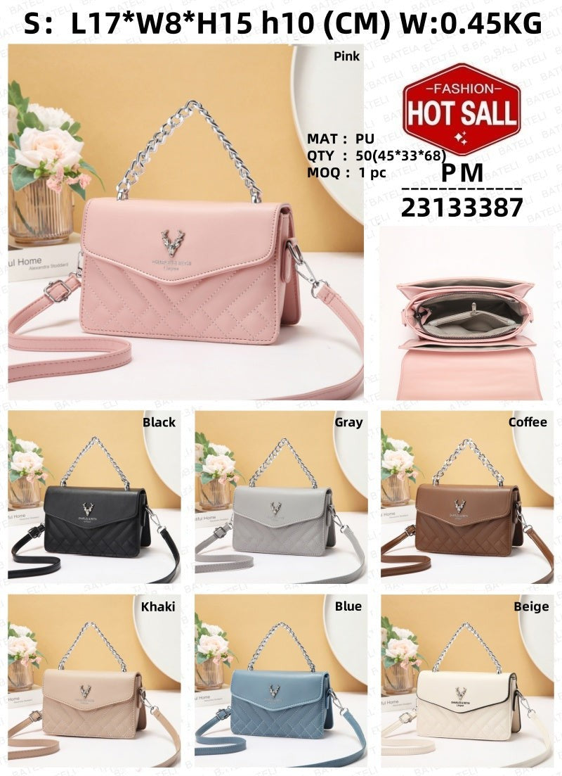 Quilted Mini Bag Retro Waterproof Handbag