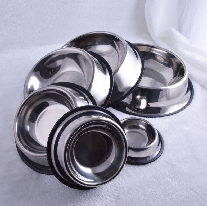 Stainless Steel Dog Bowl with Non Slip Base Durable for Pets