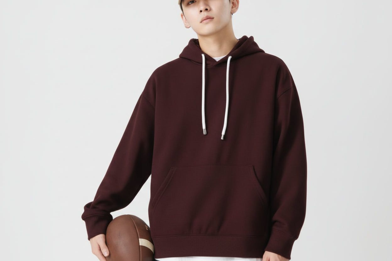 Unisex Jacquard Hoodie European American Fit