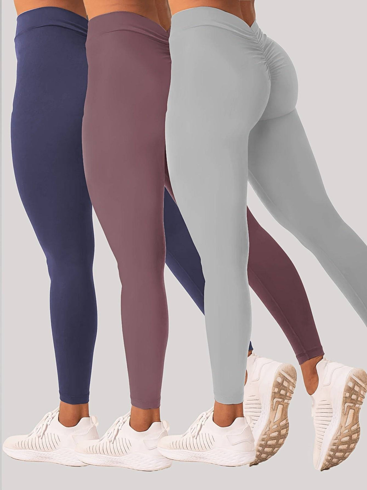 3 Pack High Waist Butt Lift Leggings
