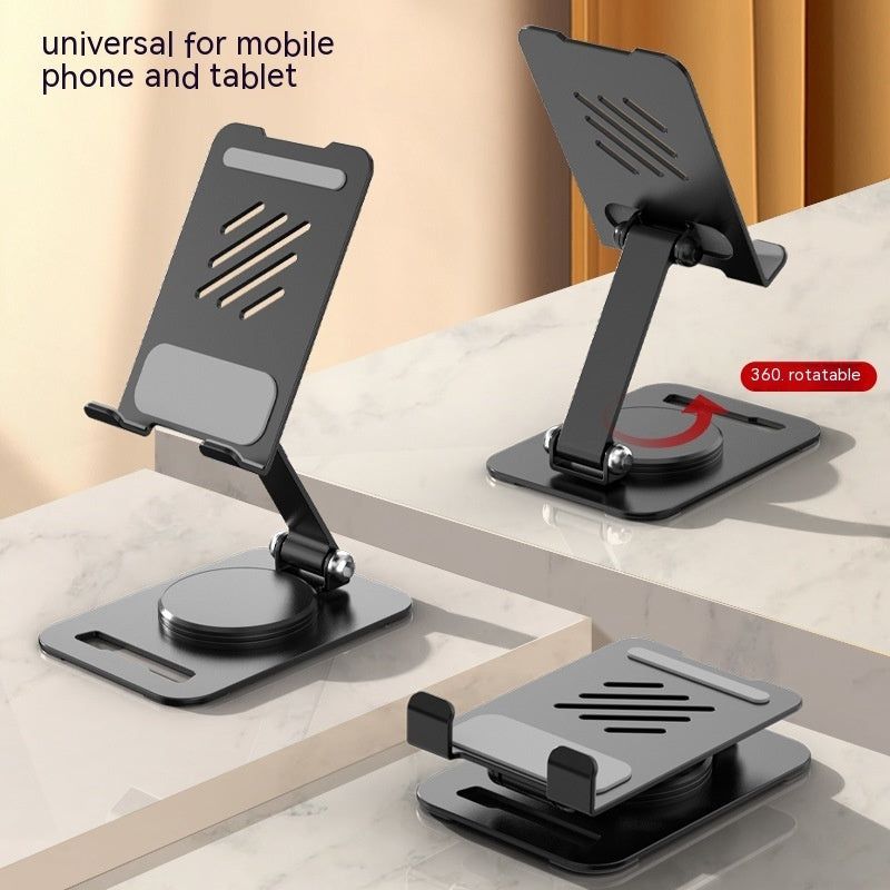 Foldable 360° Aluminum Phone Stand Adjustable Desktop Holder