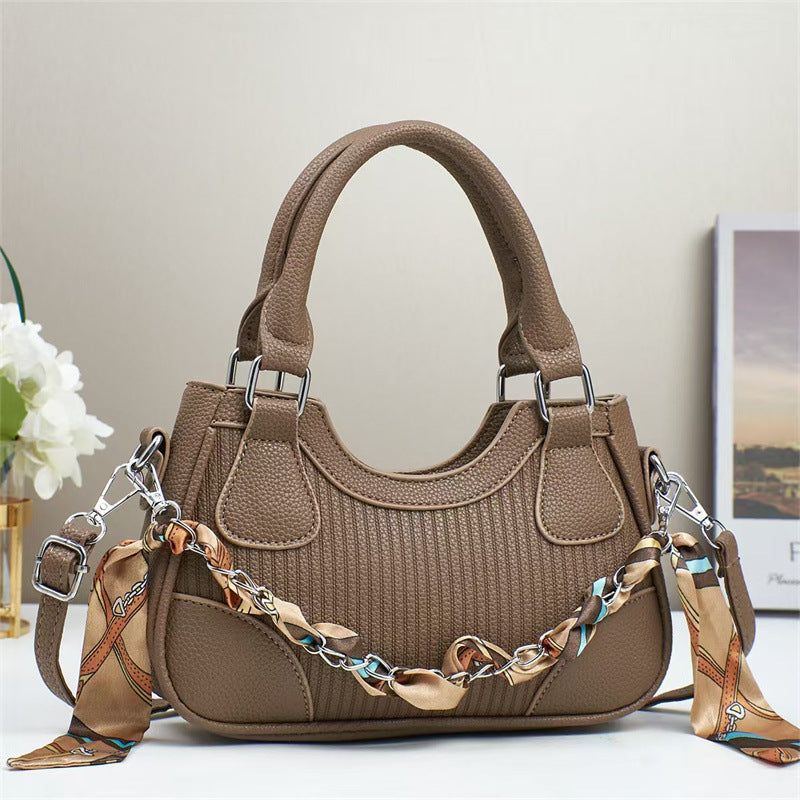 Braided Chain Handbag Fashion Crossbody Style