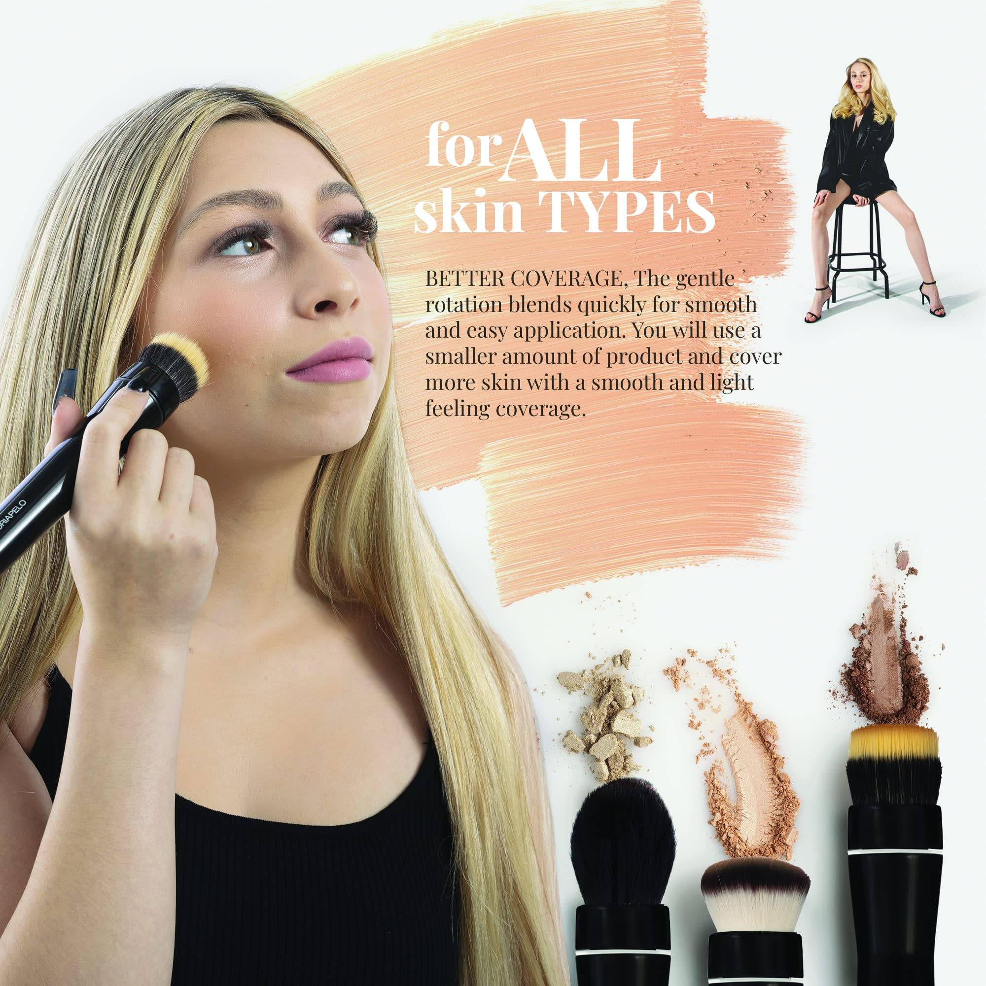 Electric Makeup Brush with Adjustable Speed Control