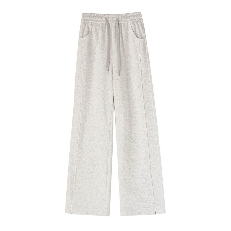 Women’s High Waist Straight Leg Sweatpants Lightweight Loose Fit Long Leisure Sports Trousers