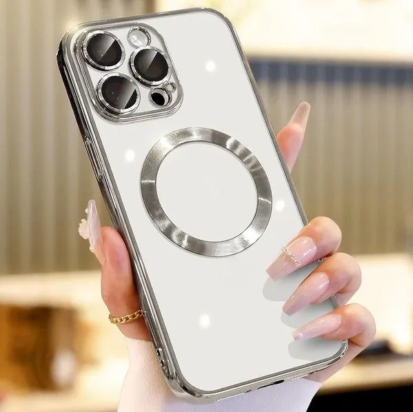 Phone Case MagSafe Magnetic Lens Cover Shockproof Slim
