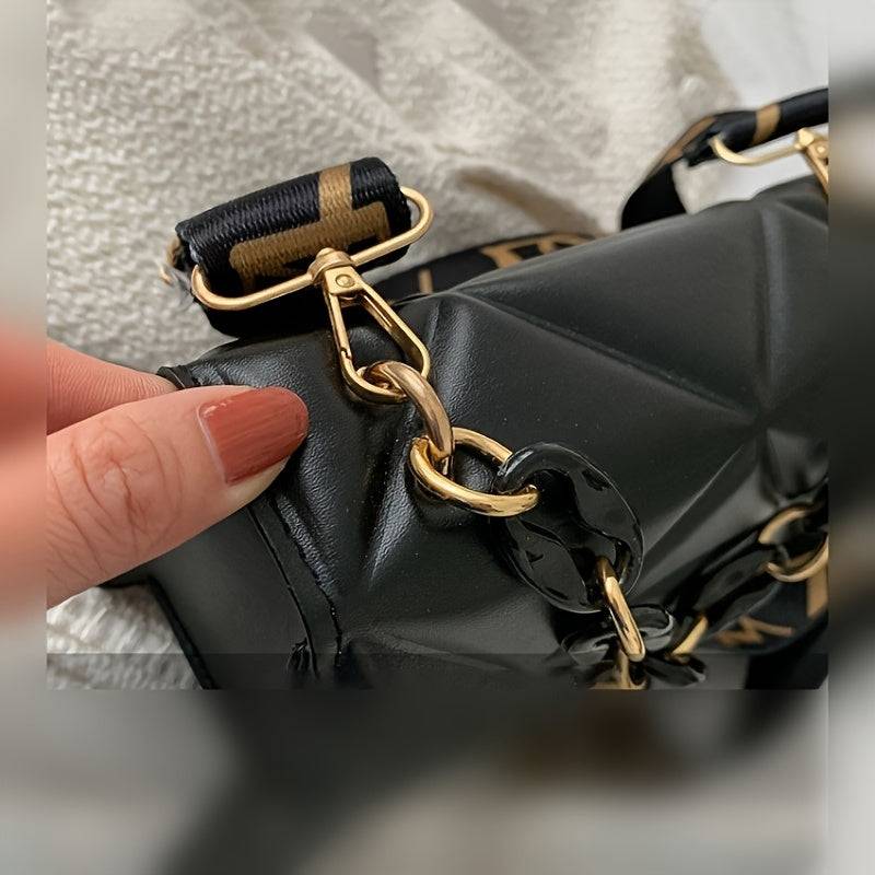 Casual Crossbody Shoulder Bag for Women Wide Strap Design Lightweight Everyday Purse