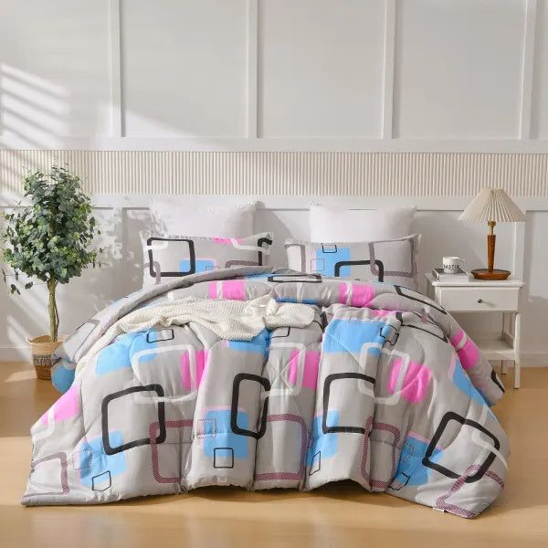 Twin Duvet Covers Set with Pillowcase Two Piece Design