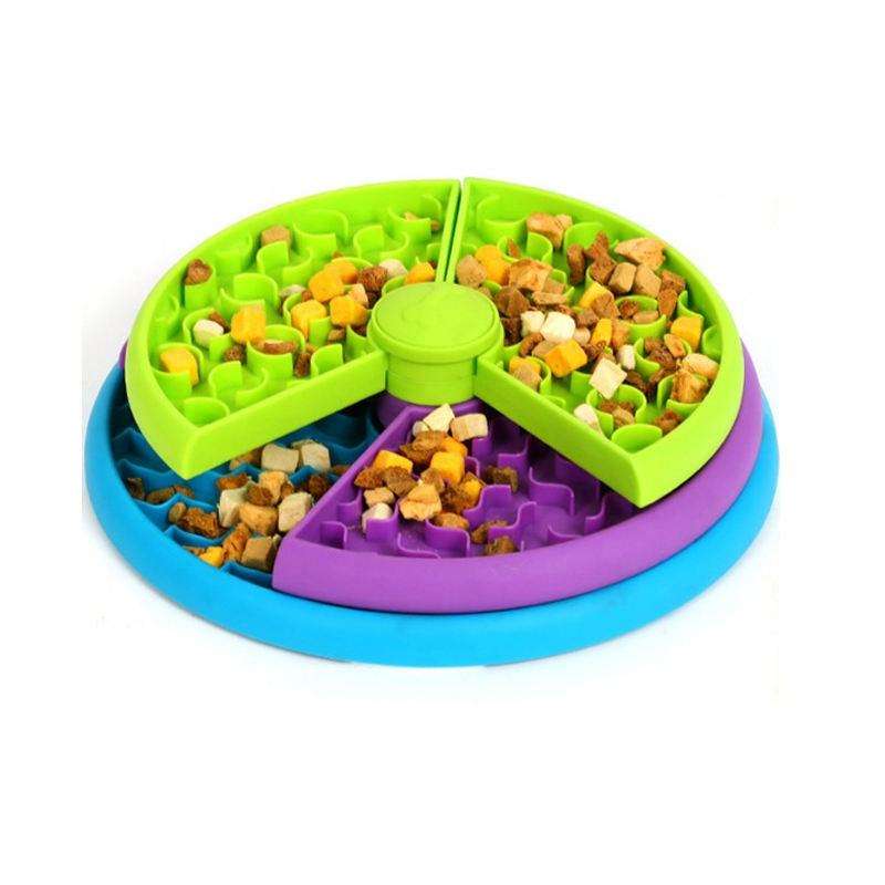 3 in 1 Slow Feeder Dog Bowl Puzzle Mat