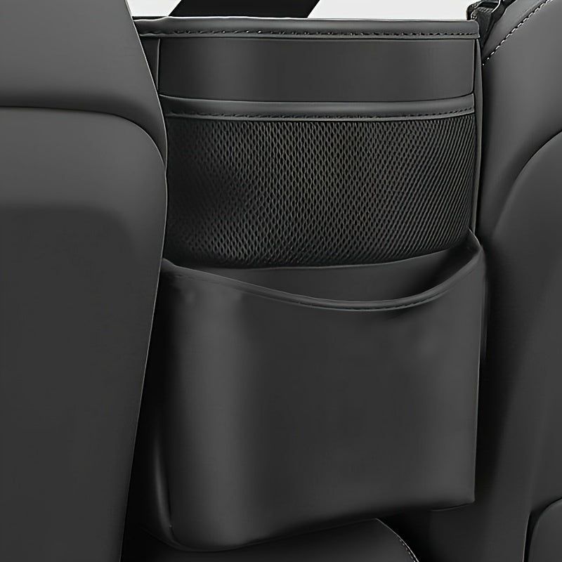 PU Leather Car Organizer Seat Back Storage Bag