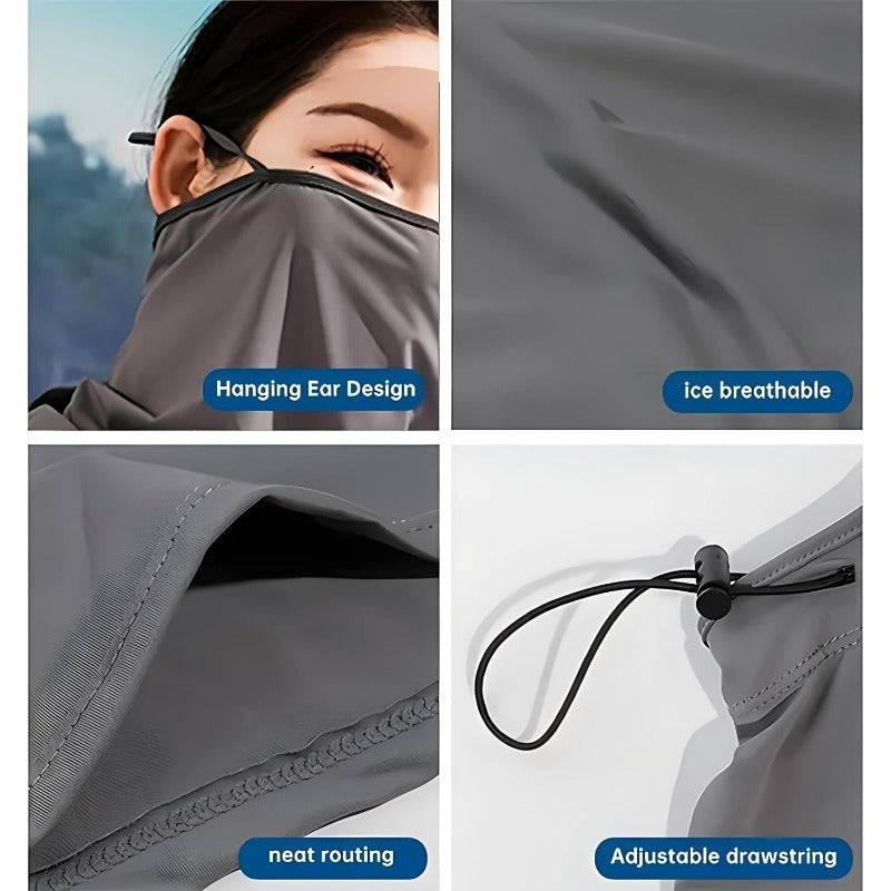 3-Pack Summer Balaclava Face Masks – UV Protection Full Head Hood, Breathable Sun Shield for Cycling, Motorcycle & Fishing