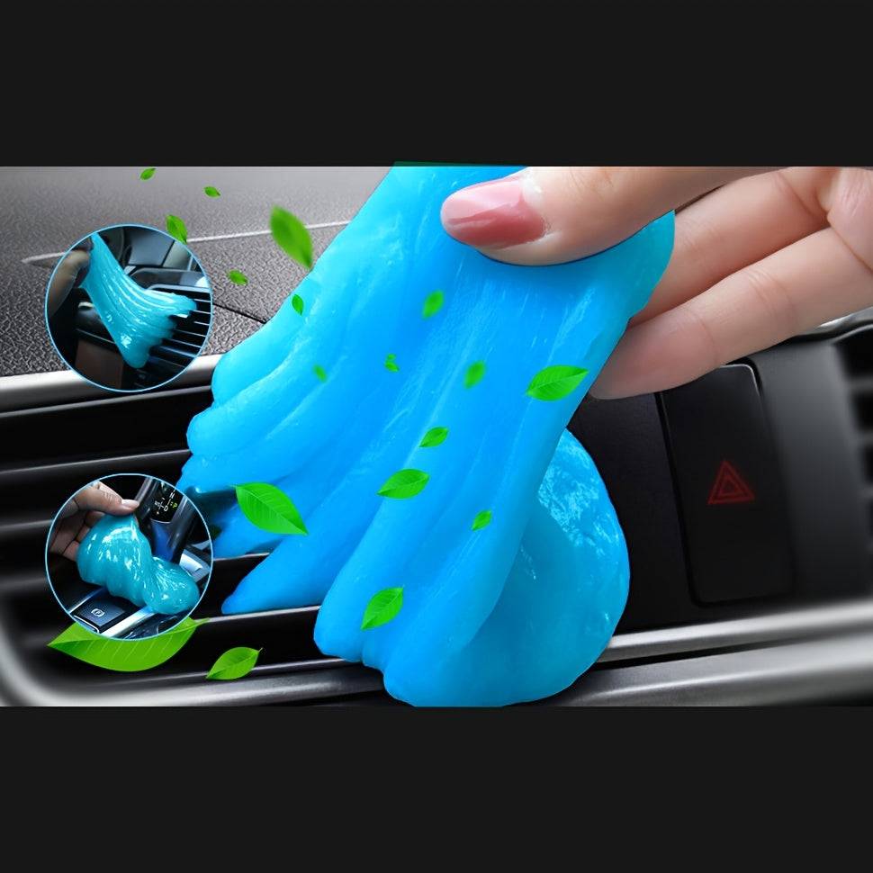 Pink car cleaning gel putty 5.6oz for auto interior, vents, and keyboards – reusable slime cleaner for dust removal