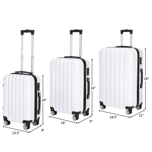 3 in 1 Multifunctional Travel Luggage Set Large Capacity