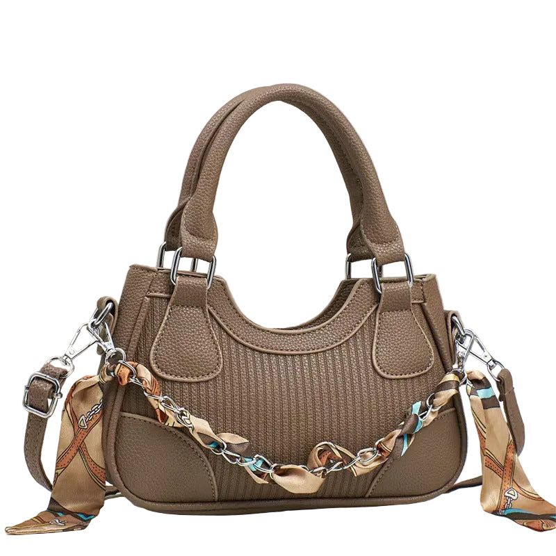 Braided Chain Handbag Fashion Crossbody Style